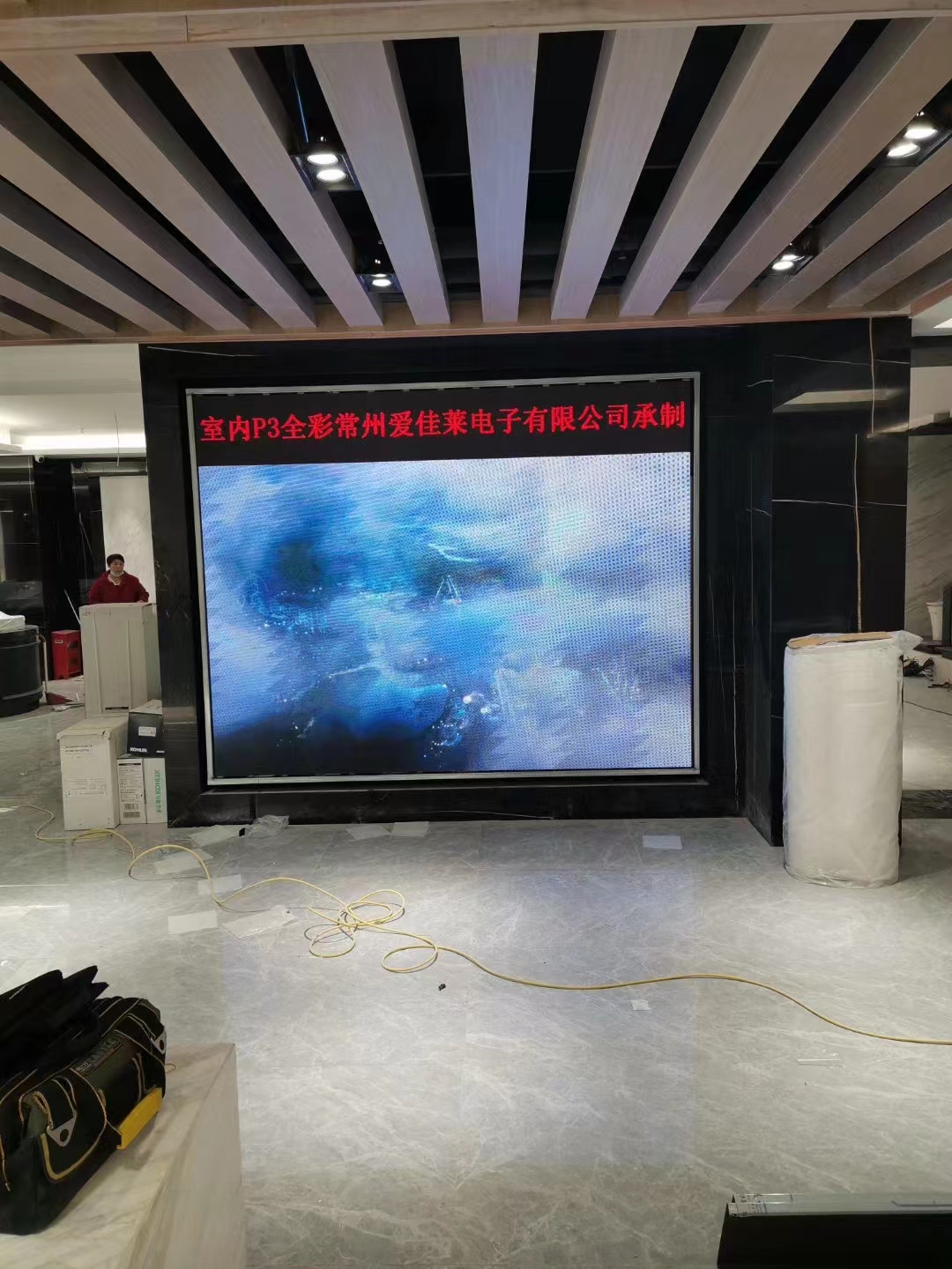 常州科勒卫浴旗舰店室内全彩显示屏