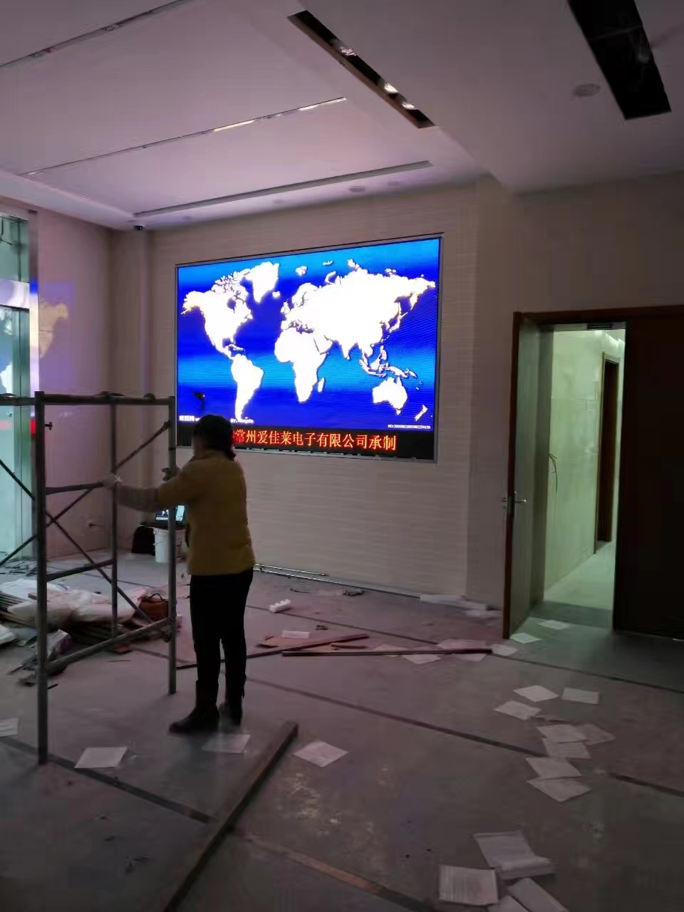 无锡梅村交警大队全彩显示屏